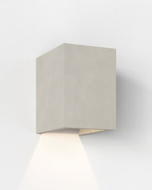 Concrete Cubic Modern Industrial Single Wall Light | Lighting Collective