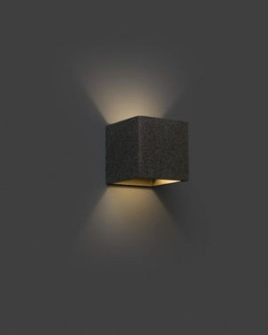 Contemporary Concrete Square Wall Light | Grey | Lighting Collective