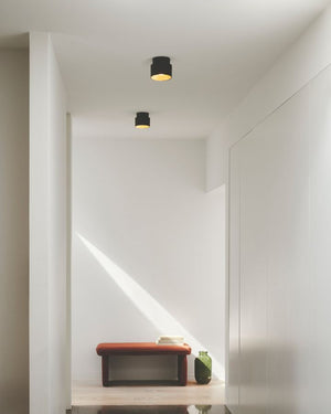 Contemporary Tilted Hinge Ceiling Light
