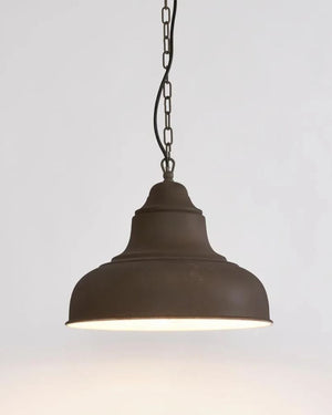 Country Style Pendant Light | Small | Rust | Lighting Collective