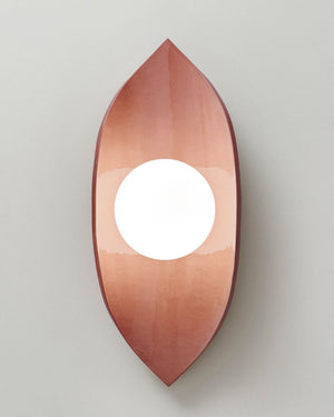 Curved Ceramic Wall Light | Pod