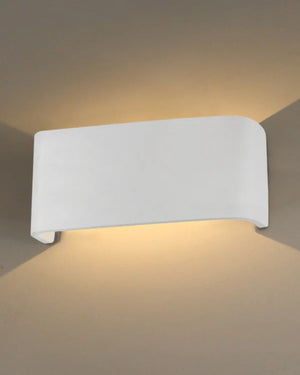 Curved LED Wall Light | White | Lighting Collective