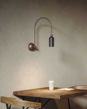 Dainty Brass Italian Wall Light | Grafene