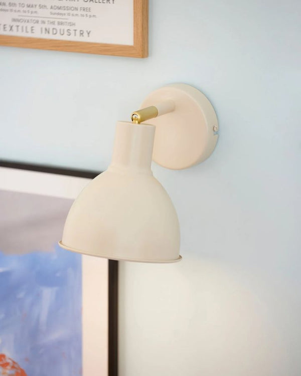 Danish Adjustable Brass Detailed Wall Light