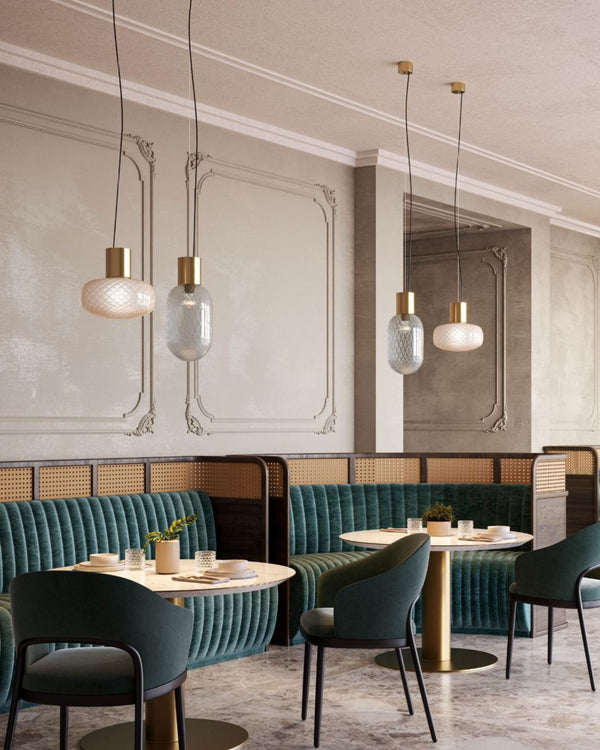 Designer Perfume Bottle Glass Pendant | Ex Display | SALE