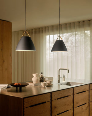 Designer Strap Pendant | Black