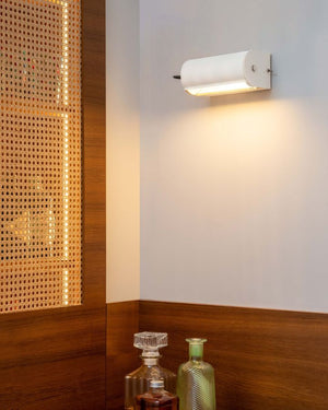 Designer Wall Light | Applique Cylindrique Petite | White