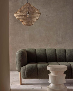Diamond Crochet Wire Pendant Light | Medium | Brass | Lighting Collective