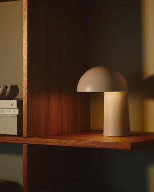 Dome Shade Portable Table Lamp | Cream | Lighting Collective