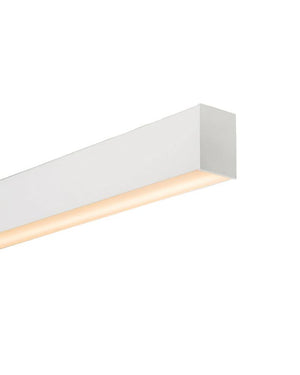 Dual Shine Linear Pendant White | Lighting Collective