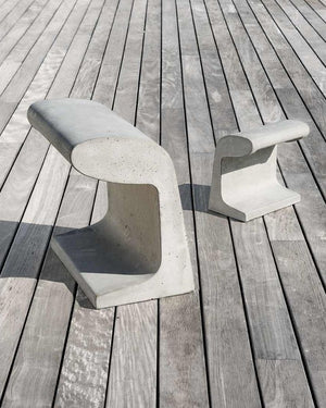 Exterior Borne Beton Concrete Lamp