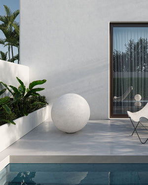 Exterior Fibreglass Moon Floor Lamp