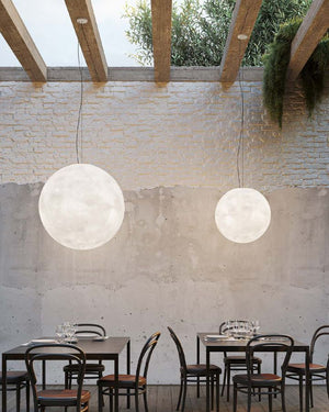 Exterior Fibreglass Moon Pendant