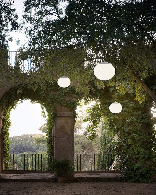 Exterior Hanging Orb Pendant Light