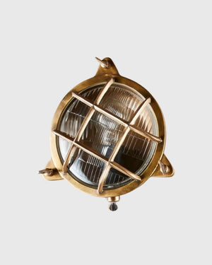 Exterior Nordic Wall Light | Brass | Lighting Collective