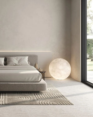 Fibreglass Moon Floor Lamp