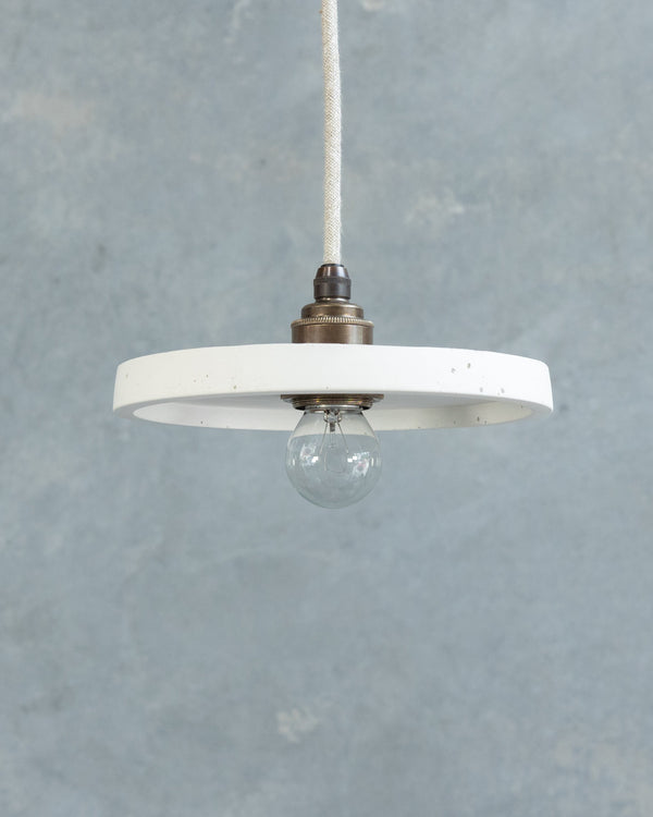 Canvas Pulley / Brass / Bone White