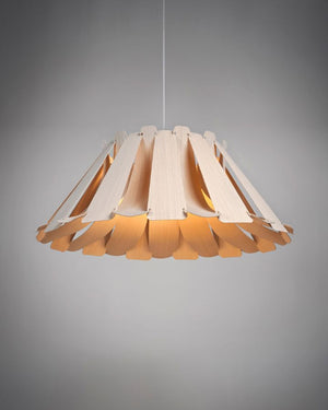Flexible Timber Pendant Light | Ash