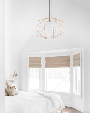 Framed Gold Leaf Pendant | Large