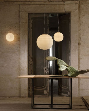 Frosted Glass Lantern Suspended Pendant