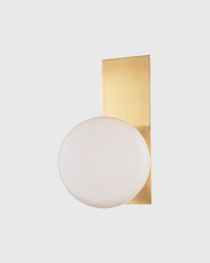 Frosted Orb Wall Light