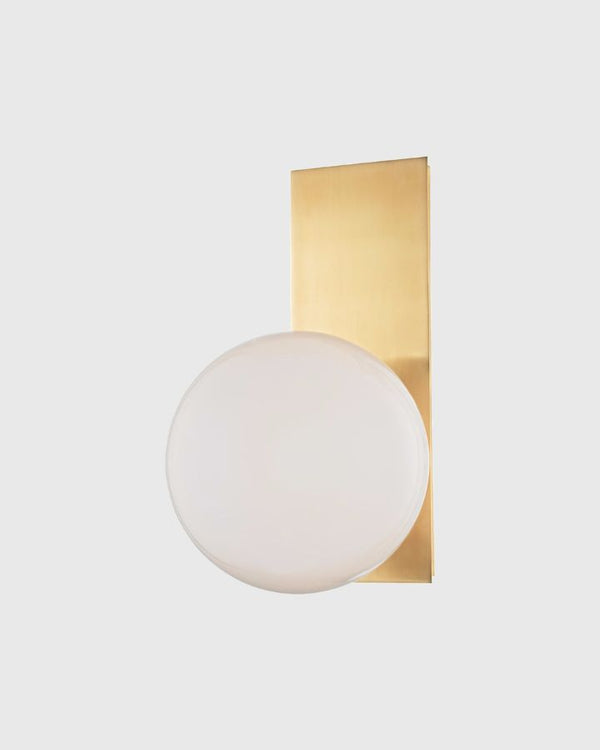 Frosted Orb Wall Light
