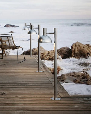 Coastal Grade Funky Exterior Garden Light Galvanised Steel | Lighting Collective