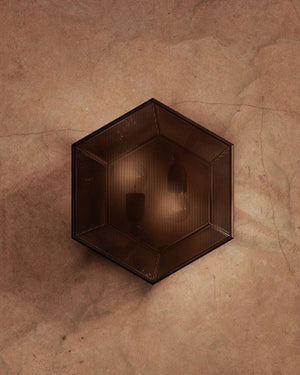 Geometric Mesh Wall Light