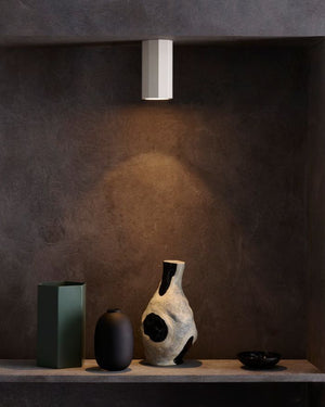 Geometric Plaster Ceiling Light | Lighting Collective