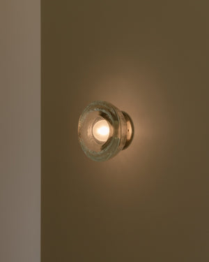 Cast Glass Wall Sconce | Aurelia | Brass | Lighting Collective