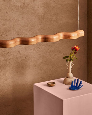 Handmade Timber Linear Pendant | Wiggle | Lighting Collective 