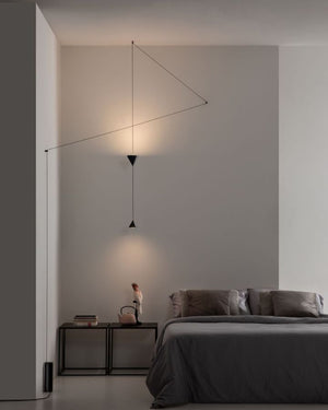 Hanging Conical Floor Lamp | Direct & Indirect