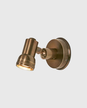 Industrial Adjustable Brass Wall Light | Brass | Lighting Collective