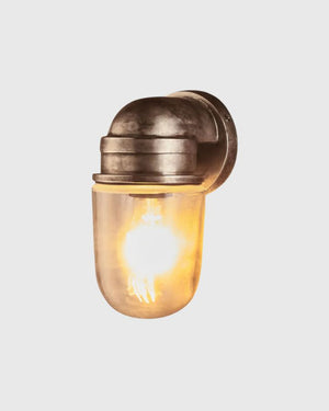 Industrial Maritime Wall Light | Antique Brass | Lighting Collective