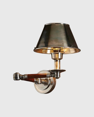 Industrial Swing Arm Wall Light | Silver | Lighting Collective