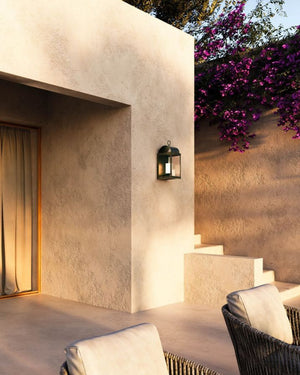 Italian Faux Candle Exterior Wall Lantern