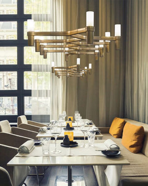 Italian Made Ten Light Crown Pendant | Crown | Gold