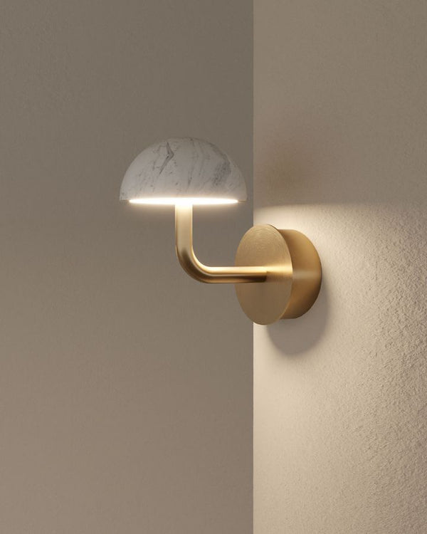 Matte Brass / White