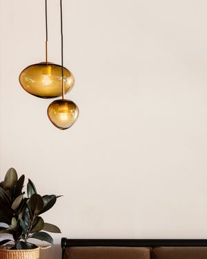 Mellow Oval Pendant Light | Transparent | Sargasso | Lighting Collective