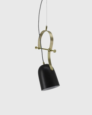 Mid-Century Modern Brass Hanging Pendant Lamp | Lighting Collective