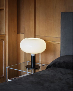 Mid-Century Modern Oval Table Lamp | AM1N
