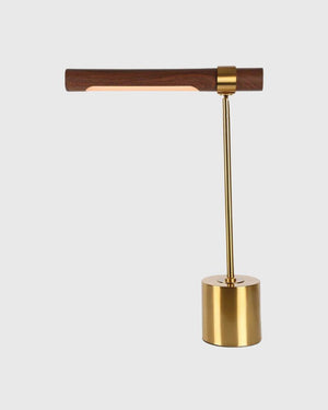 Mid-Century Walnut Table Lamp | Lighting Collective