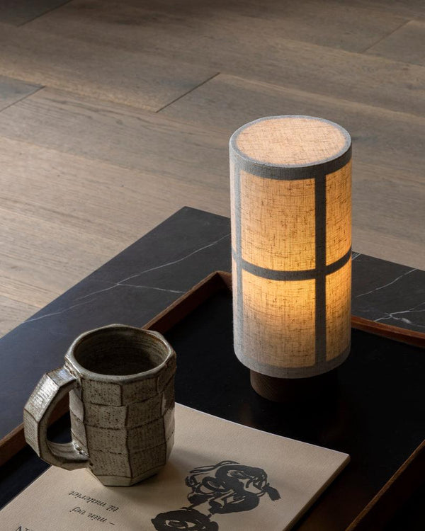Minimalist Linen Lantern Portable Lamp | Hashira