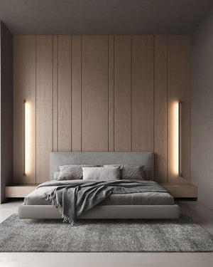 Minimalist Slimline Indirect Wall Light | Black