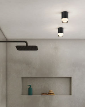 Modern Bathroom Ceiling Light | Black | Lighting Collective