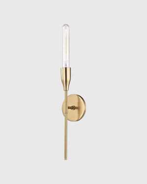 Modern Body Wall Light | 1 Light | Brass