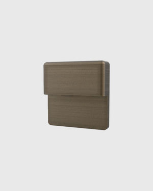 Modern Cast Brass Step Light | Aged Brass