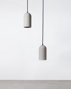 Modern Concrete Dome Pendant | Lighting Collective