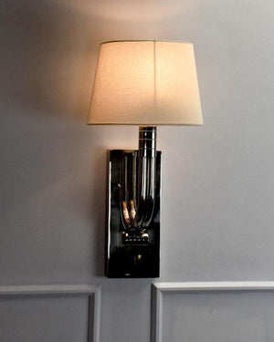 Modern Manhattan Style Wall Lamp | Chrome | Lighting Collective