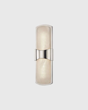 Modern Mineral LED Wall Light | Small | Nickel